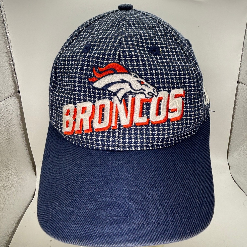 Vintage Denver Broncos Hat Logo Athletic NFL Pro Line Snapback Made Taiwan Wool